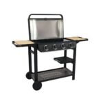 Barbacoa de gas COOK'IN GARDEN FLAVO 76 S con 4 quemadores de acero inoxidable, 76 x 40 cm